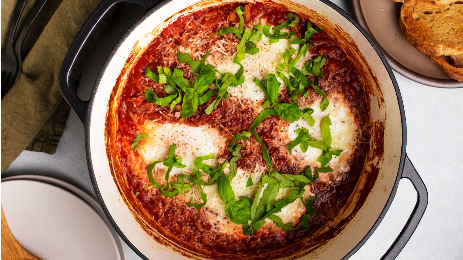 21 Italian Dishes That’ll Make You Swipe Right on Your Plate Italian Baked Eggs by Life As A Strawberry