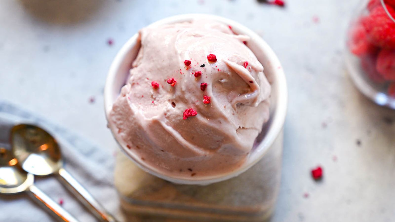 Pasta La Vista, Baby: 21 Italian Recipes Italian Raspberry Gelato by Scoops and Savor