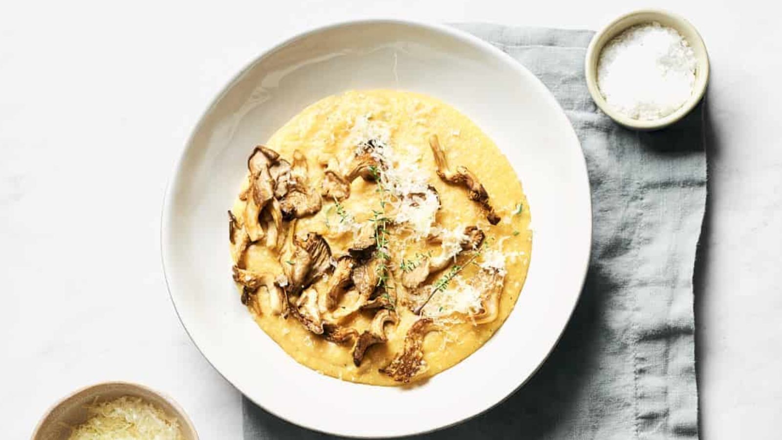 Polenta with Roasted Mushrooms by Resplendent Kitchen
