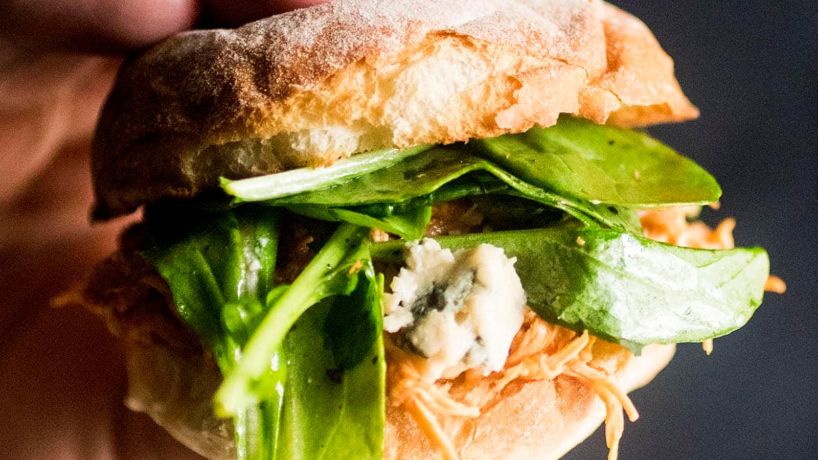 Small But Mighty: 21 Slider Recipes That Pack a Punch Slow Cooker Buffalo Chicken Sliders by Life As A Strawberry