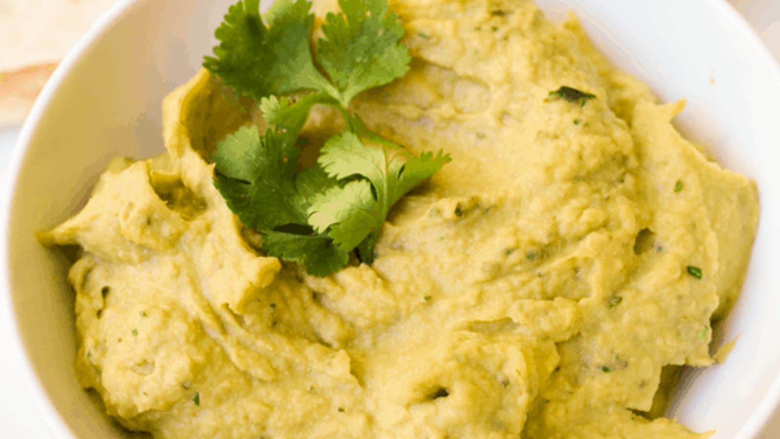 Spicy Avocado Hummus by Cupcakes and Cutlery