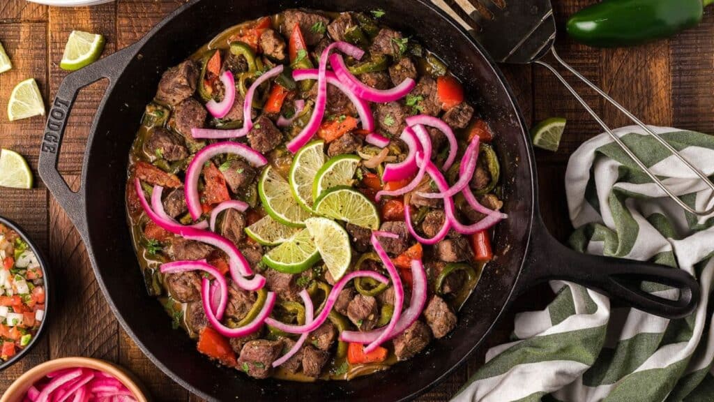 Steak Picado with Pickled Onions by Xoxo Bella