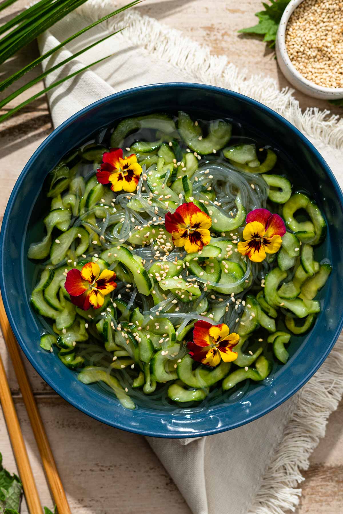 Sunomono (Japanese Cucumber Salad) by Vegan Every Time