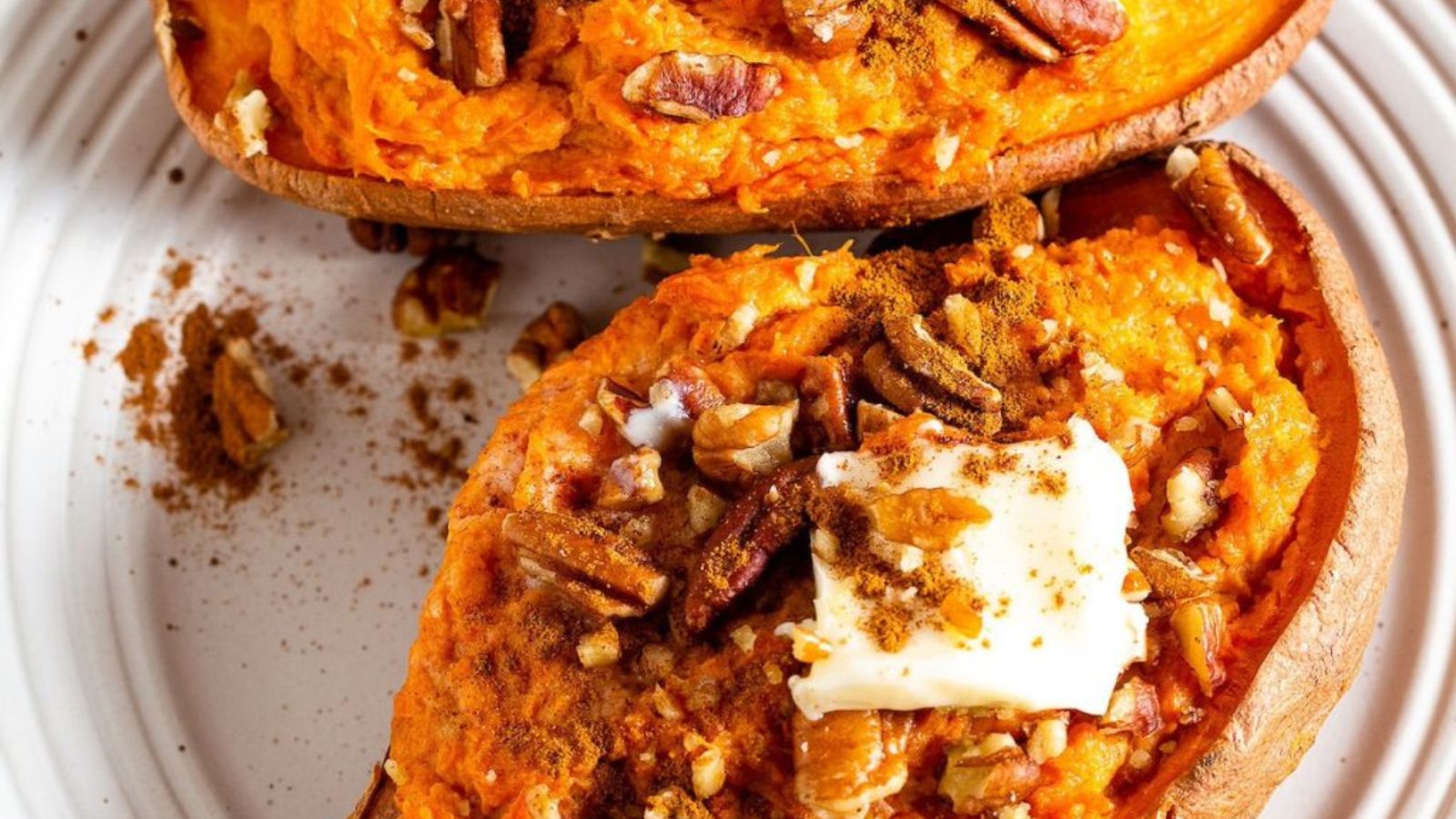 You Say Potato, I Say Sweet Potato: 18 Recipes That'll Be Your New Fall Obsession Twice Baked Sweet Potatoes by Cinnamon and Sage CO