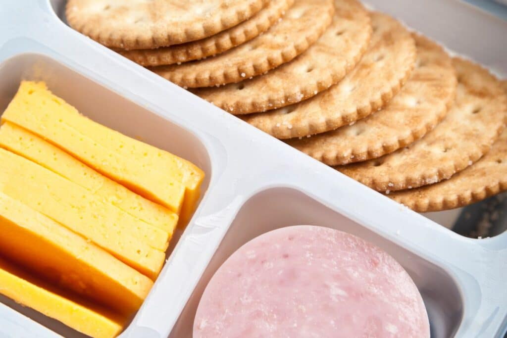 Opened Lunchable.