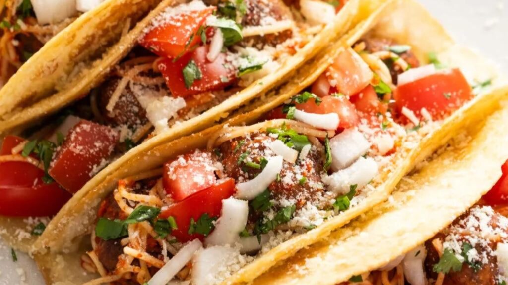 From Small Screen to Big Flavors: 14 TV Recipes Worth Breaking the Fourth Wall iCarly Spaghetti Tacos by Reluctant Entertainer