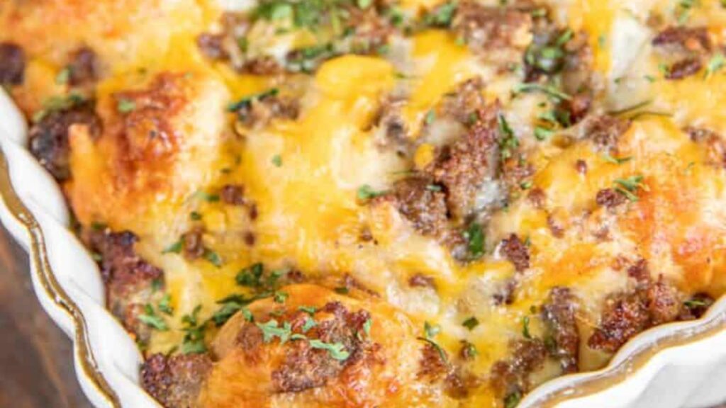 "Where Has This Been All My Life?" 14 Bubble Up Recipes Bubble Up Breakfast Casserole by Plain Chicken