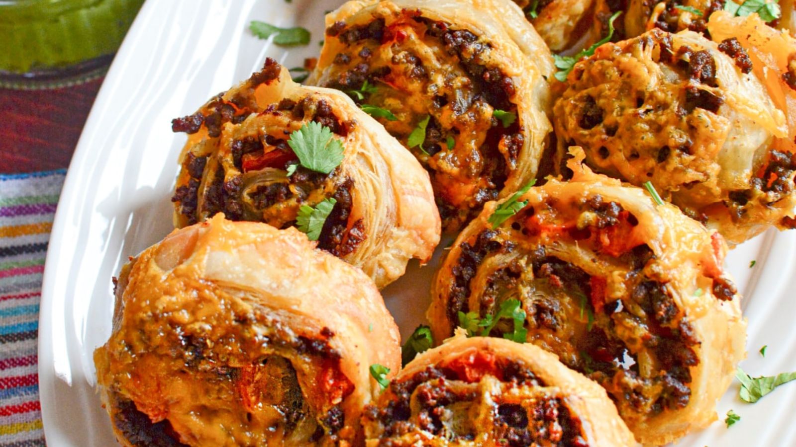 Cheese Taco Pinwheels by Dancing Through The Rain