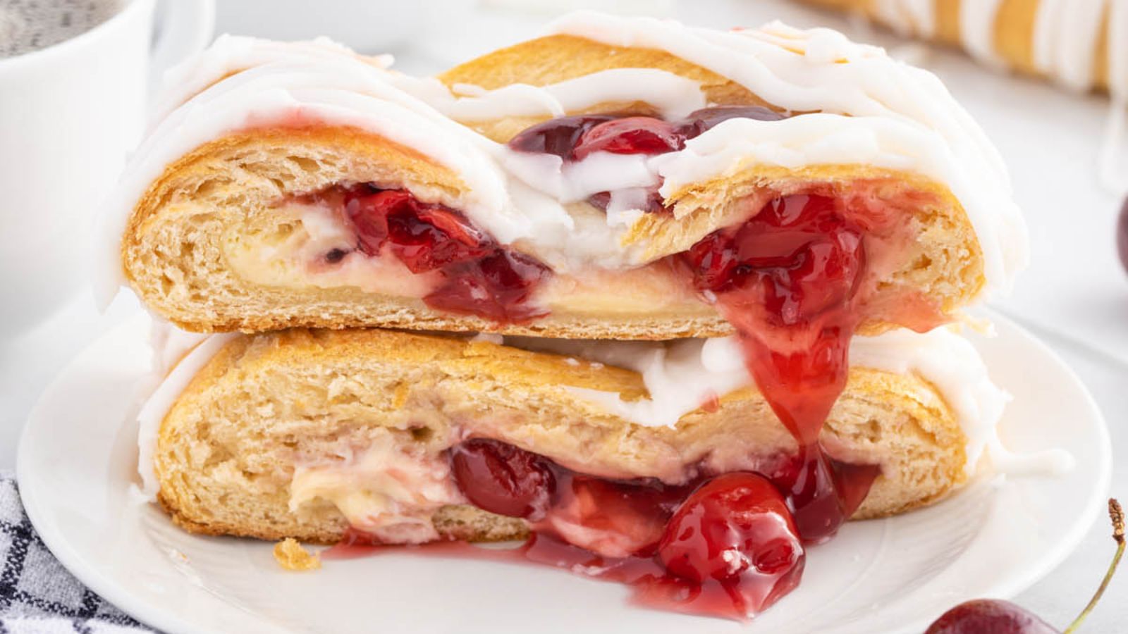 21 Cherry-licious Recipes to Try Now Cherry Breakfast Braid by Princess Pinky Girl