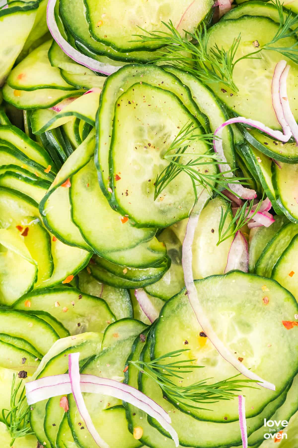 Cucumber Salad by Love From The Oven