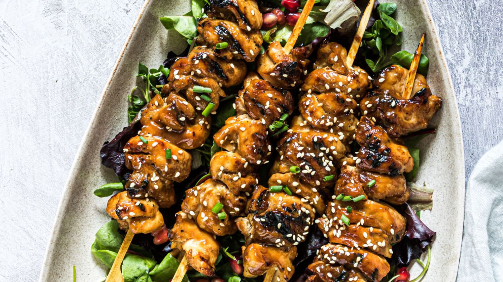 Grilled Chicken Kabobs Skewers by Recipes From a Pantry