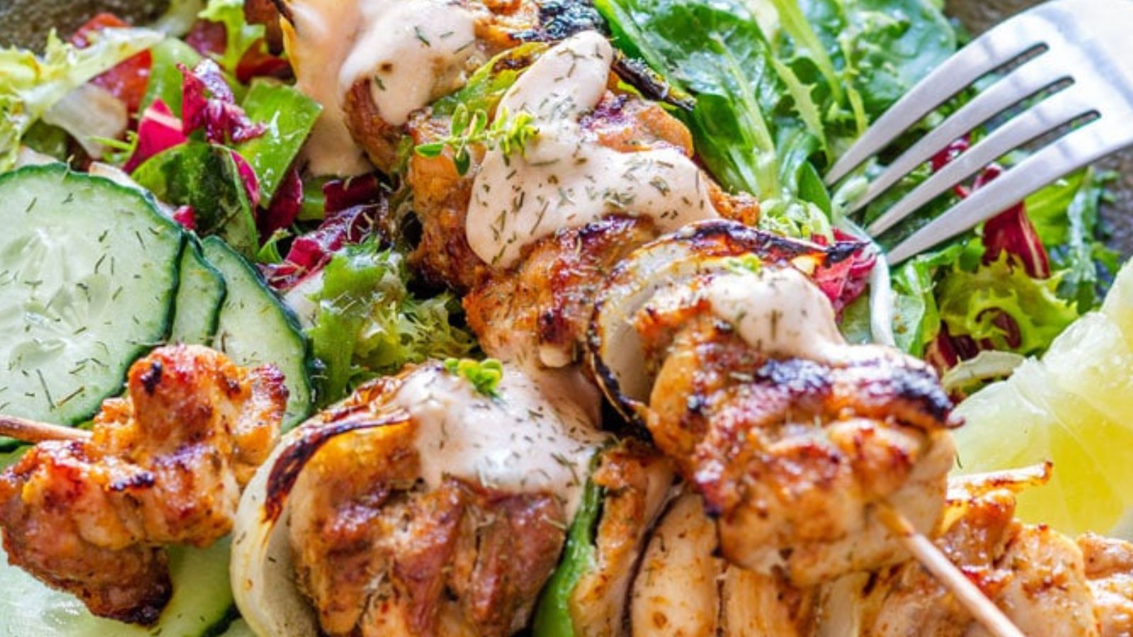 Grilled Chicken Kabobs by Happy Foods Tube
