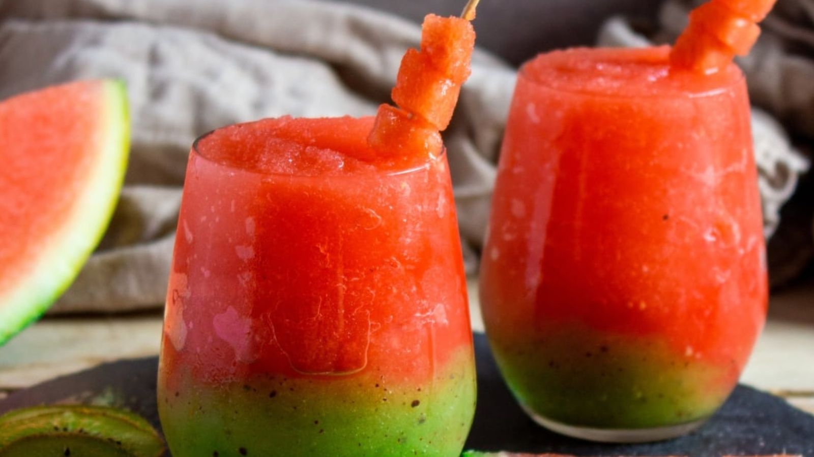 Kiwi Watermelon Slushie by Kim Schob