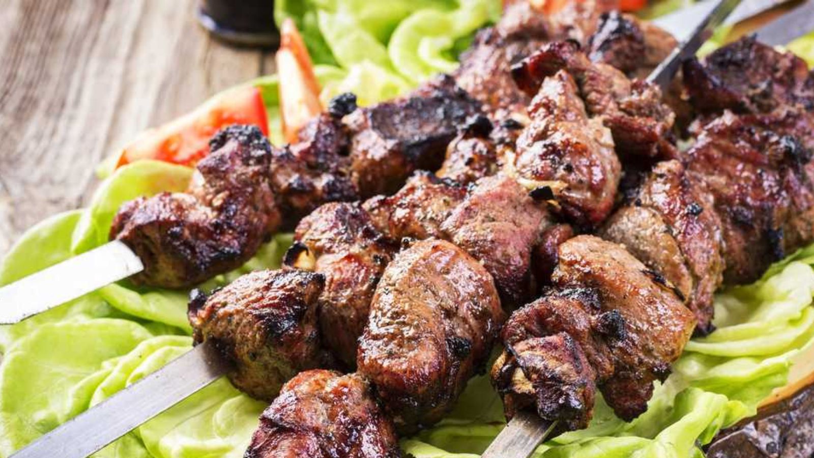 Lamb Souvlaki Skewers by Corrie Cooks