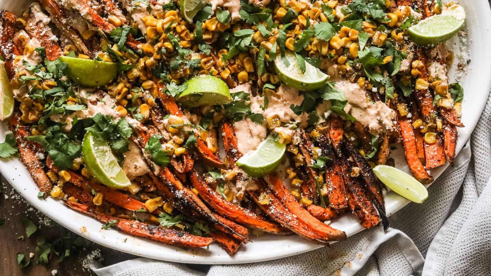 You'll Be All Ears for These 15 Corn-tastic Corn Recipes Mexican Street Corn Fries by Britney Breaks Bread