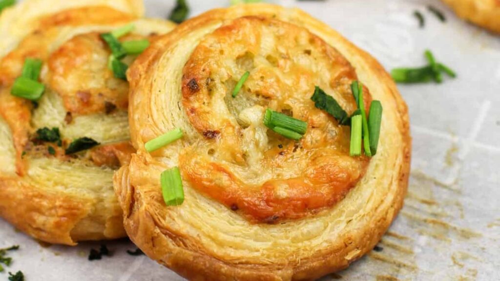 Pesto Puff Pastry Pinwheels by Erica's Recipes