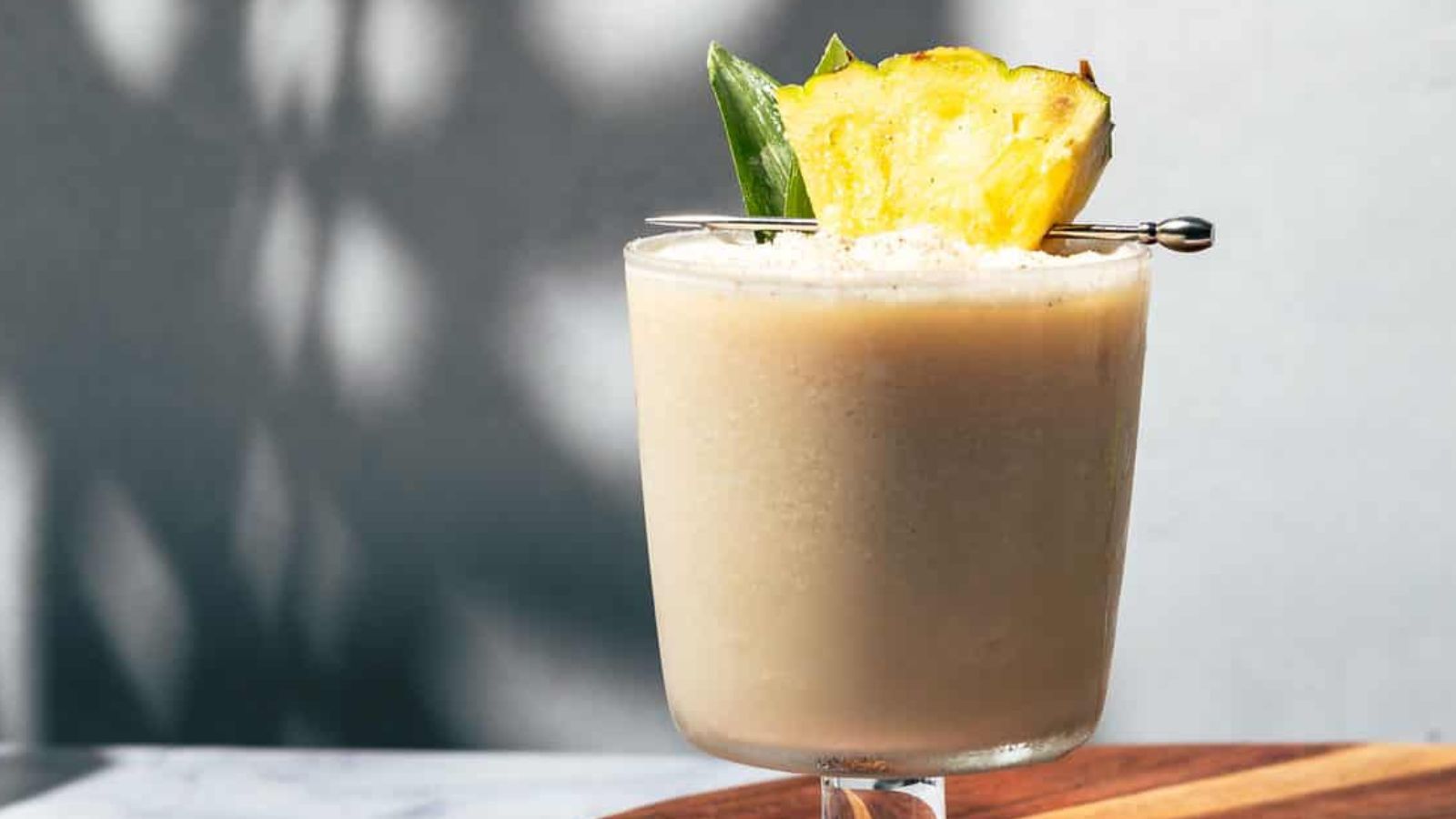 Pina Colada Mocktail by A Grateful Meal