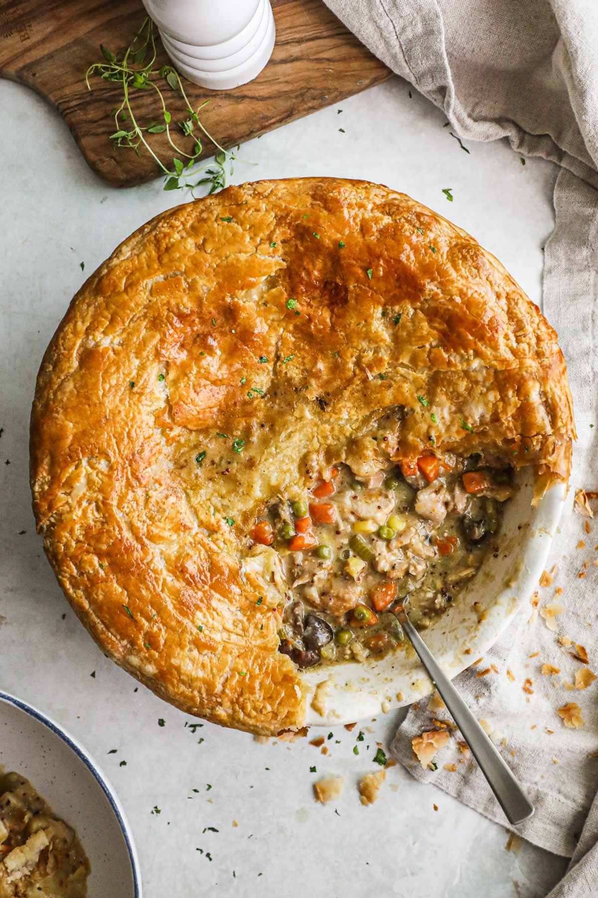 Puff Pastry Chicken Pot Pie by The Heirloom Pantry FI