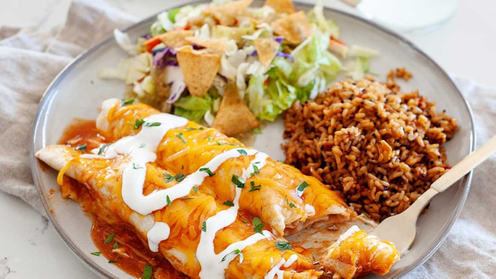 21 Tasty Recipes For Your Leftover Rotisserie Chicken Rotisserie Chicken Enchiladas by Laura Fuentes