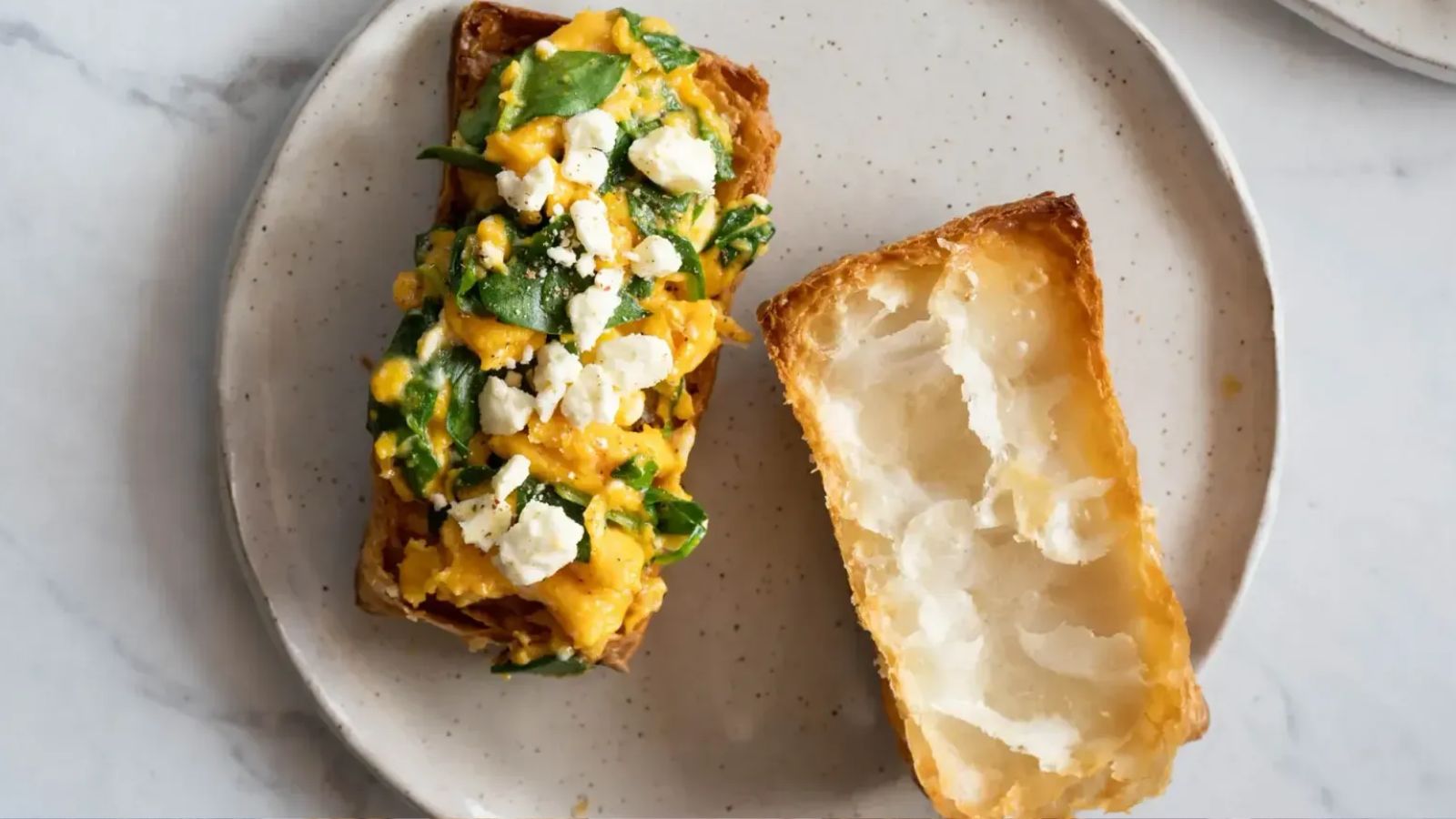 Spinach and Feta Pastry Breakfast Sandwich by Sigsbee Street