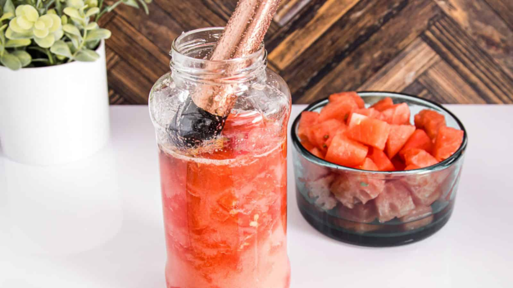 16 Recipes to Turn Watermelon Into Your New Favorite Obsession Watermelon Simple Syrup by My Mocktail Forest