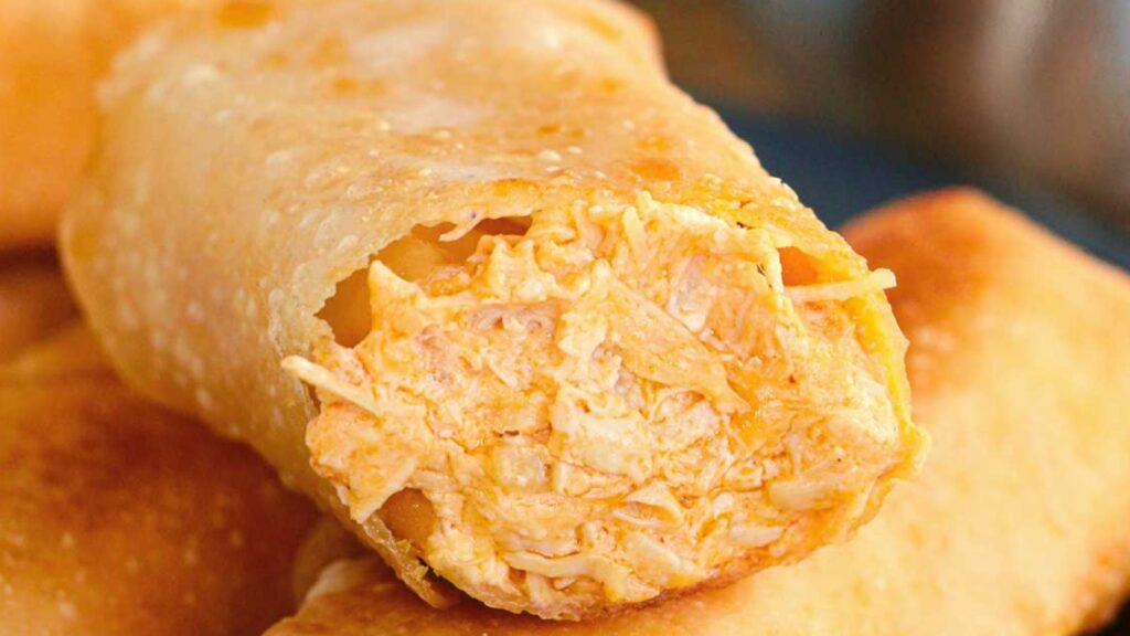 Roll With It: 18 Unique Egg Roll Recipes Buffalo Chicken Egg Rolls by Homemade Hooplah