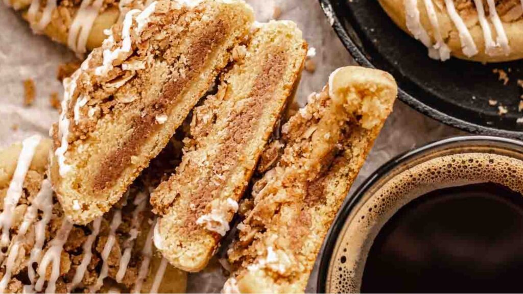 Double Trouble: 22 Stuffed Cookies Cinnamon Coffee Cake Cookies by The Cozy Plum