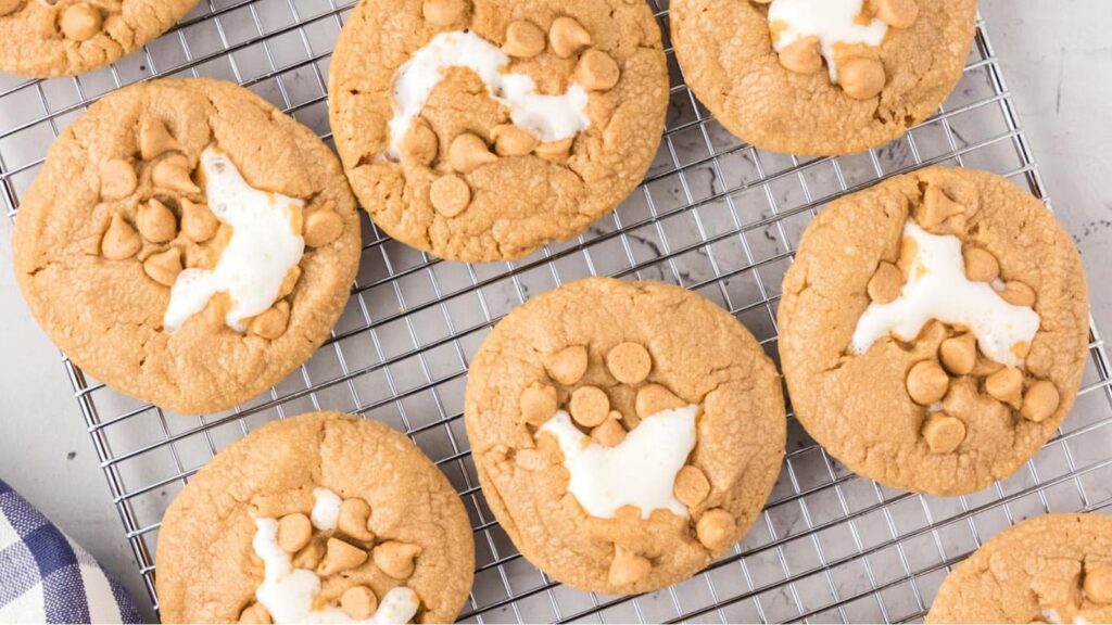 Double Trouble: 22 Stuffed Cookies Fluffernutter Cookies by Amanda's Cookin'