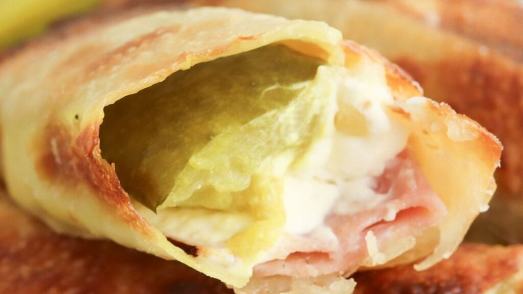 Roll With It: 18 Unique Egg Roll Recipes Ham Cheese Pickle Egg Rolls by Easy Everyday Recipes