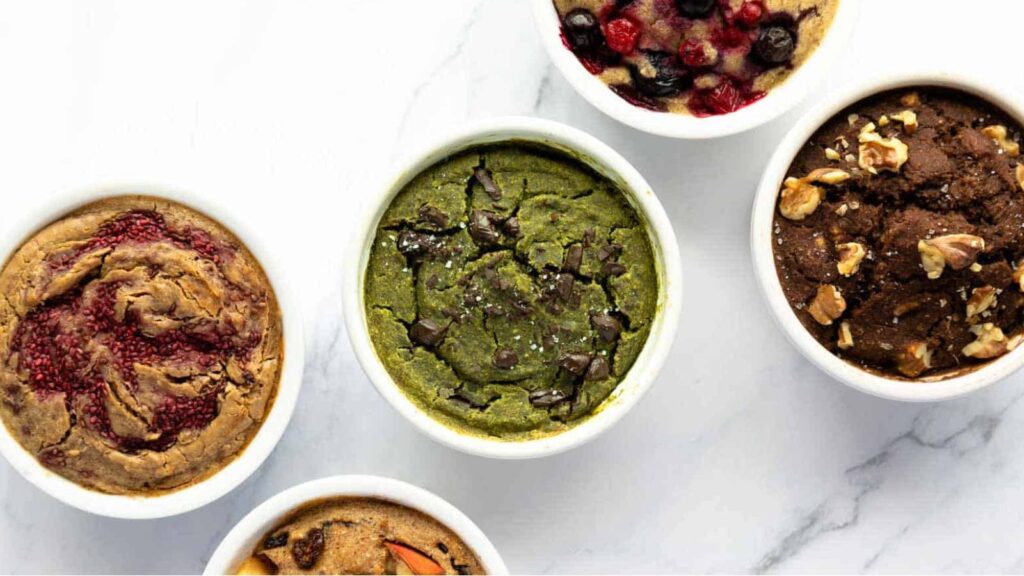Snooze Button Specials: 21 Breakfasts 30 Minutes Or Less Healthy Oven Baked Oats (No Banana, No Eggs) – 5 Ways + Video! by The Fruity Jem