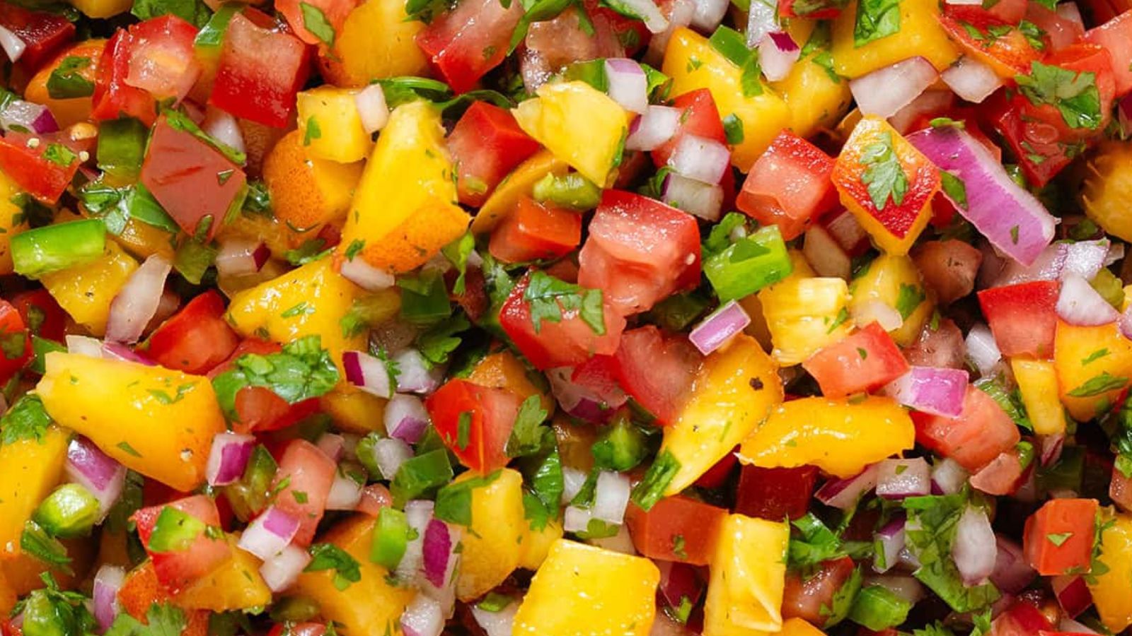 19 Delicious Salsa Recipes Peach Pico De Gallo by The Healthful Ideas