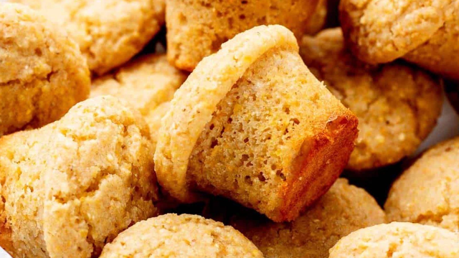 Mini Cornbread Muffins by Little Healthy Bites