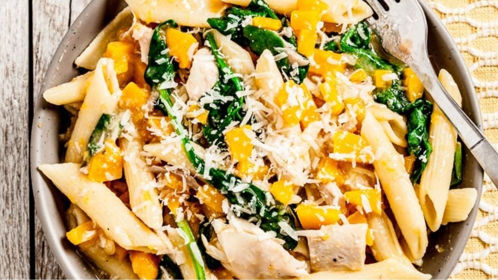 21 Lazy Chef’s One Pan Recipes One Pan Butternut Squash Penne by Chew Out Loud