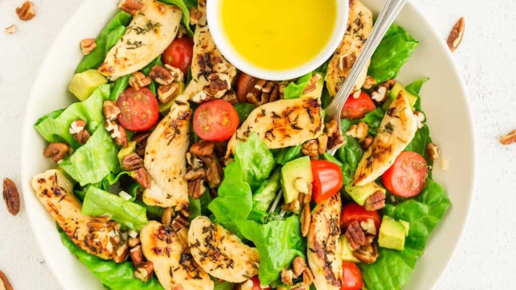 Orange You Glad? 19 Delicious Orange Chicken Recipes Orange Chicken Salad by Living Chirpy