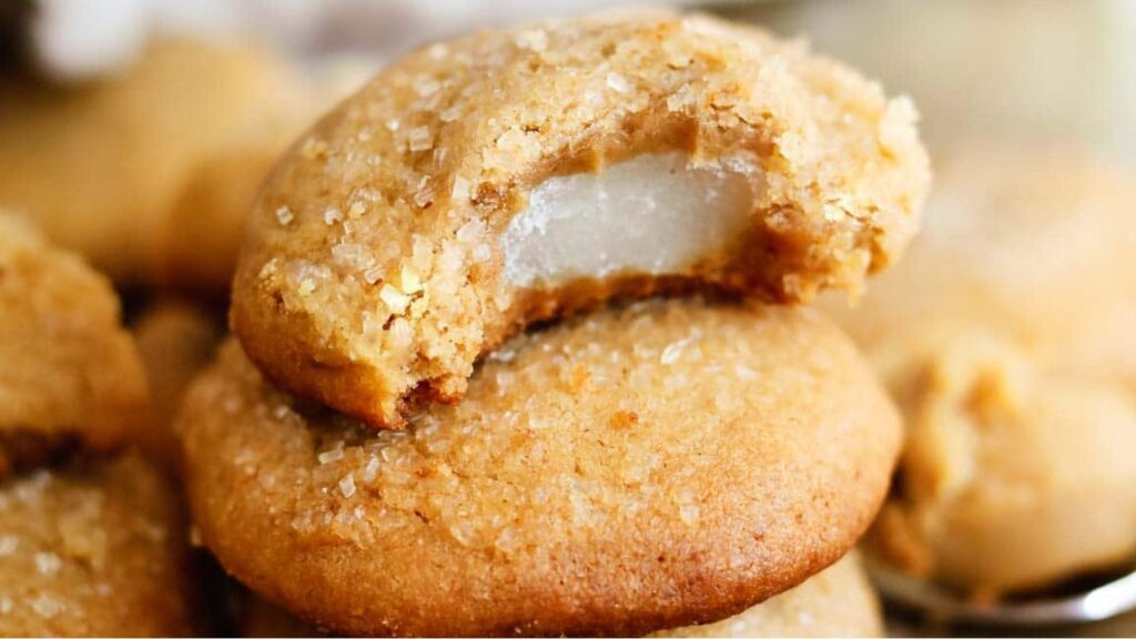 Double Trouble: 22 Stuffed Cookies Peanut Butter Mochi Cookies with Miso by The Heirloom Pantry
