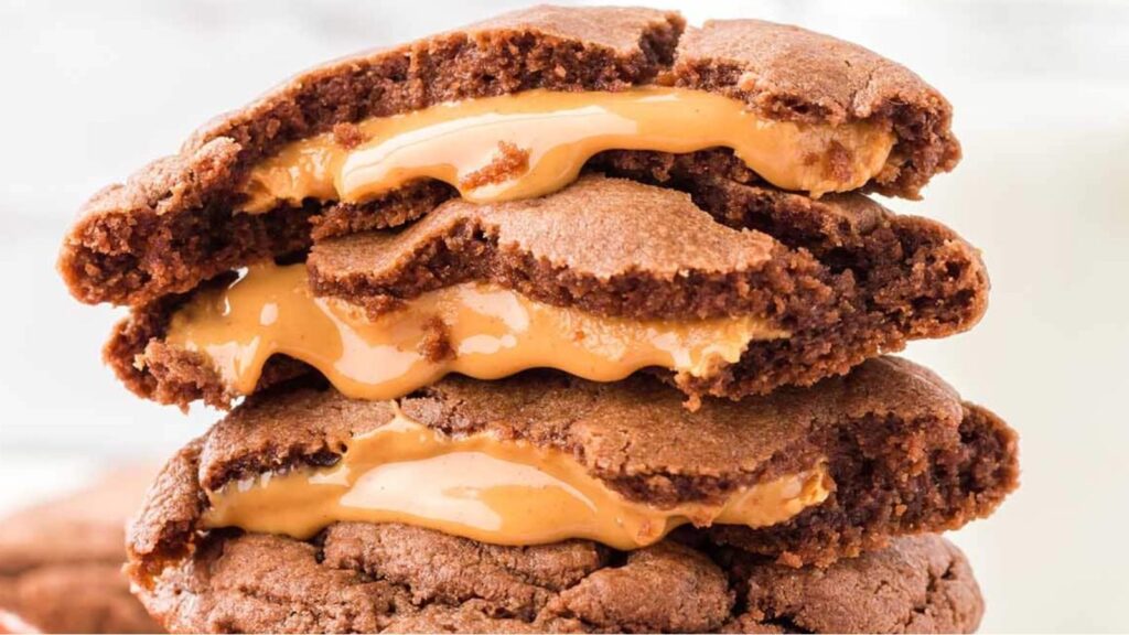 Double Trouble: 22 Stuffed Cookies Peanut Butter Stuffed Cookies by Princess Pinky Girl
