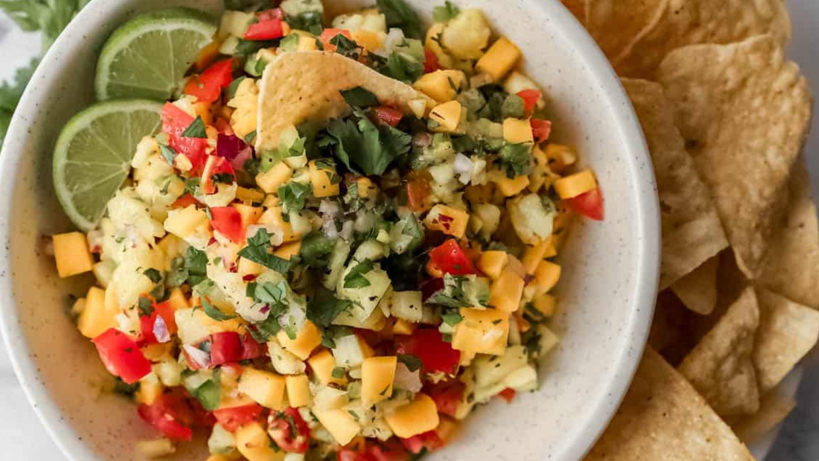 19 Delicious Salsa Recipes Pineapple Mango Salsa by Simply Lakita