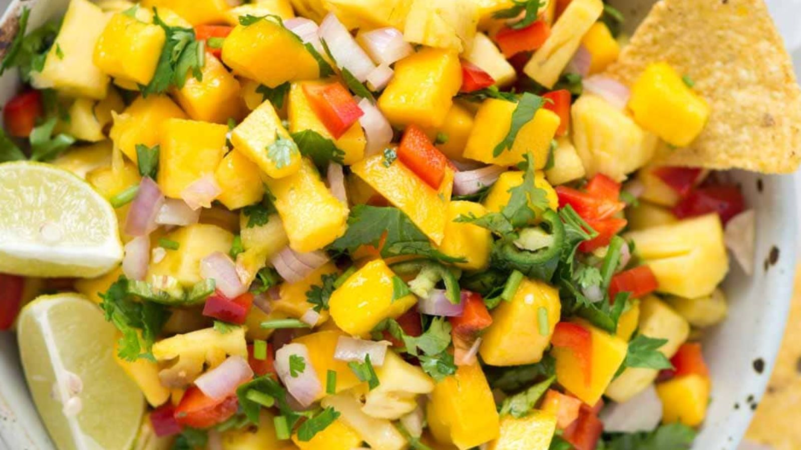 20 Labor Day Eats So Delicious, You’ll Forget the Summer's Almost Over Pineapple Mango Salsa by The Flavours of Kitchen