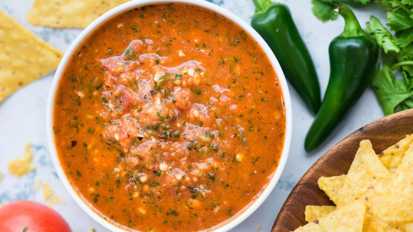 19 Delicious Salsa Recipes Roasted Tomato Salsa by The Flavours of Kitchen