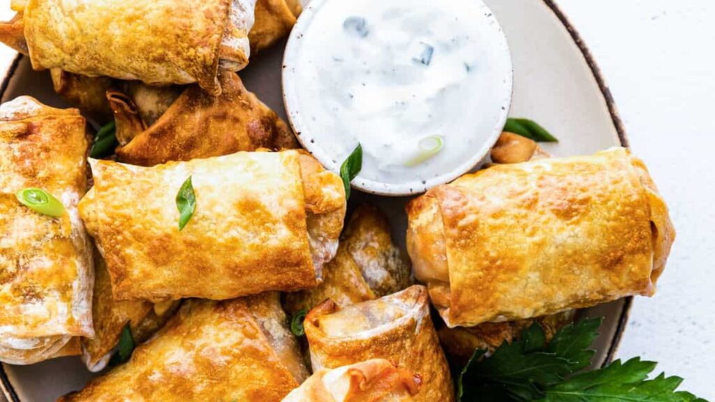 Roll With It: 18 Unique Egg Roll Recipes Southwest Air Fryer Egg Rolls by Budget Delicious