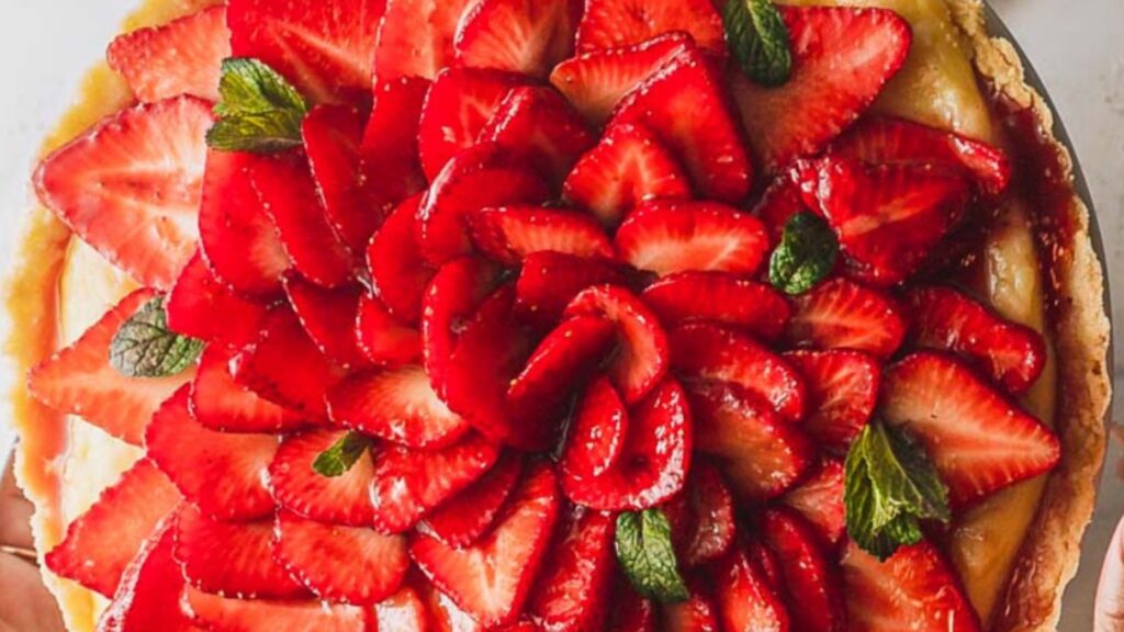 17 Tart Recipes That'll Win Over Any Crowd Strawberry Custard Tart by Sweet Tea and Thyme