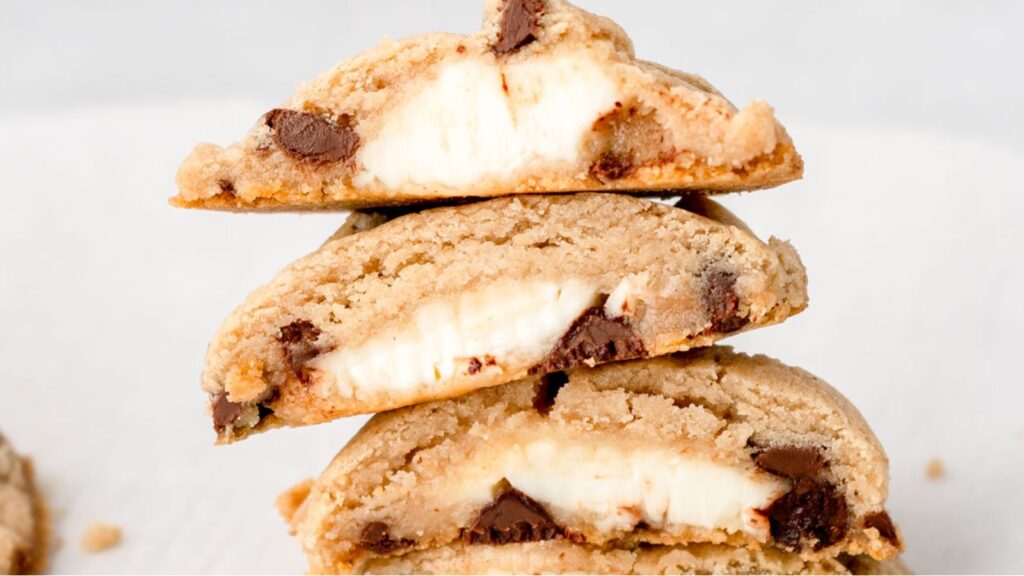 Double Trouble: 22 Stuffed Cookies Ultimate Cheesecake Stuffed Cookies by Just As Tasty