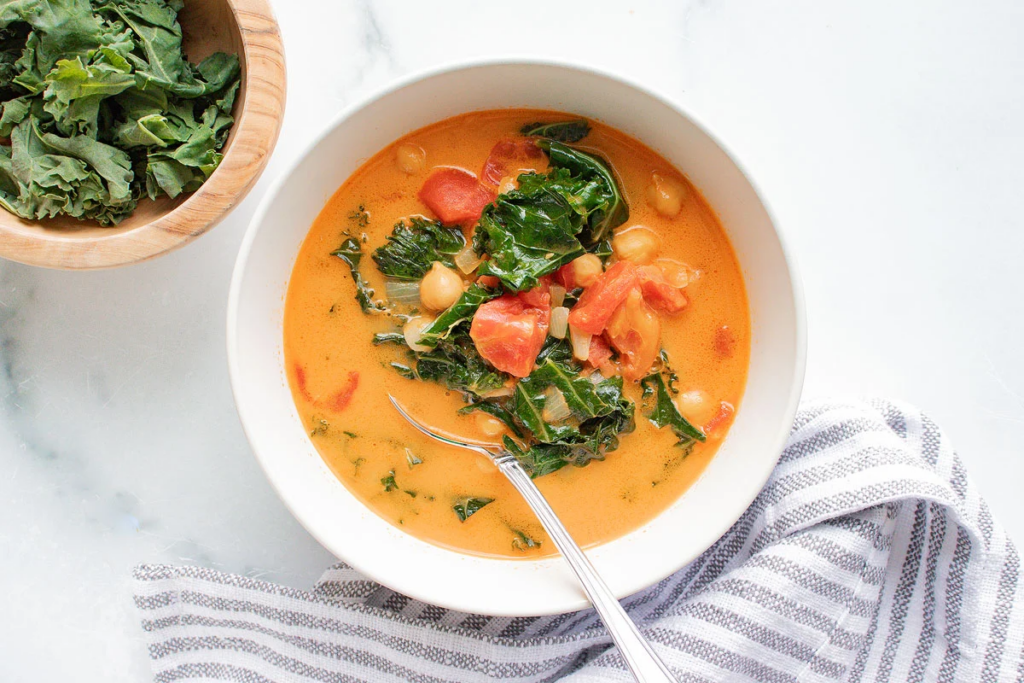 Get Your Spice On: 20 Delicious Curry Recipes Curry Coconut Chickpea Stew by Xoxo Bella
