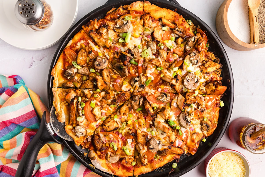 22 Caribbean Dishes That'll Knock Your Flip Flops Off Caribbean Jerk Chicken Pizza by Savory Experiments