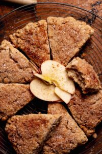 Apple Cinnamon Scones by Cambrea Bakes